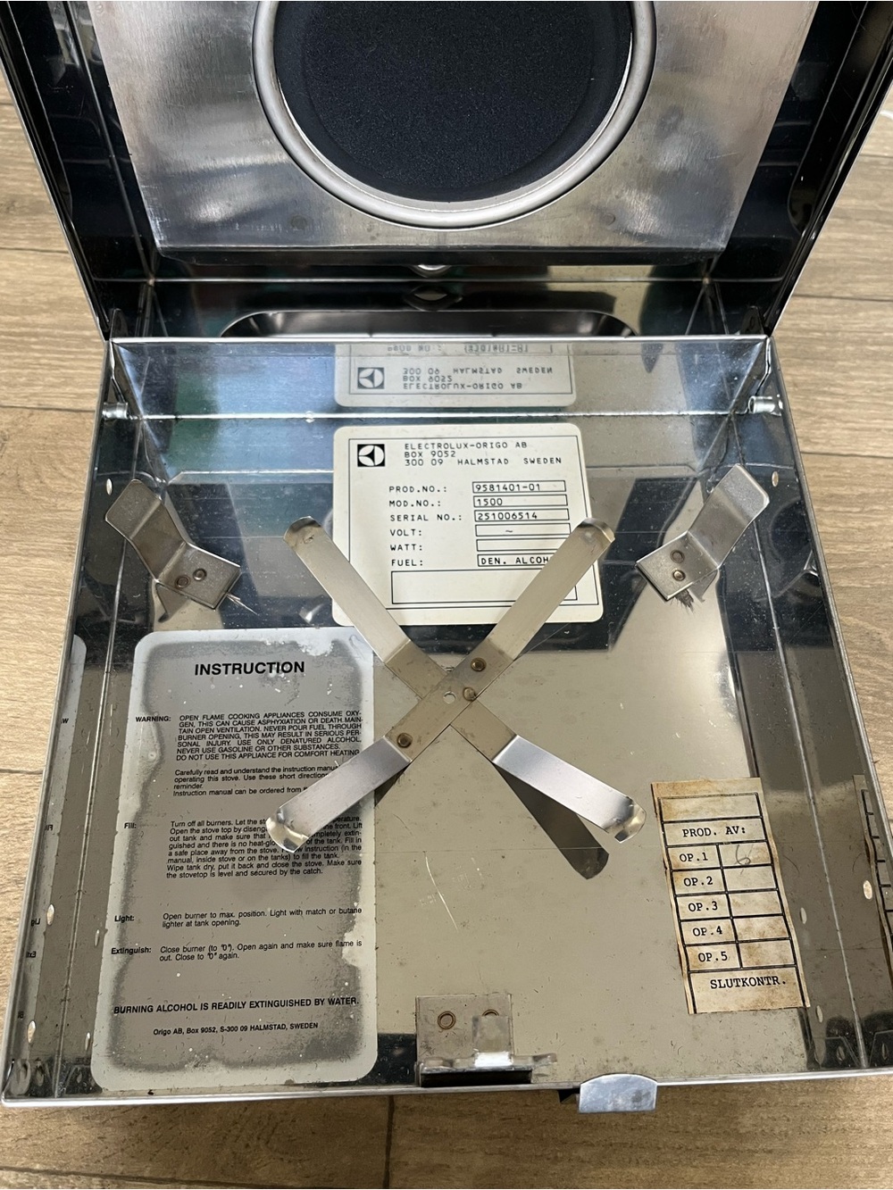 Origo 1500 Stove New - Picture 5 of 10